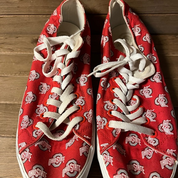 Row one Ohio State Buckeyes row one red size men 13 women 14 - Picture 1 of 6
